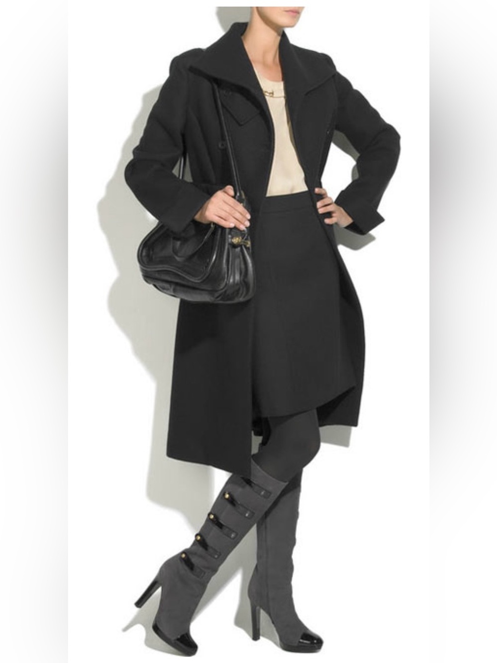 Gorgeous Fendi Military Style Boots